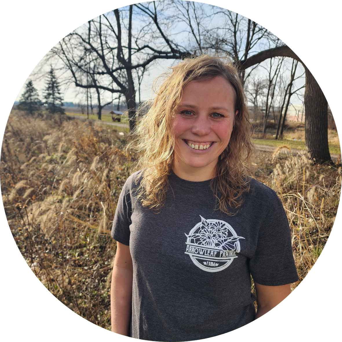 Betsy Zarko on her farm