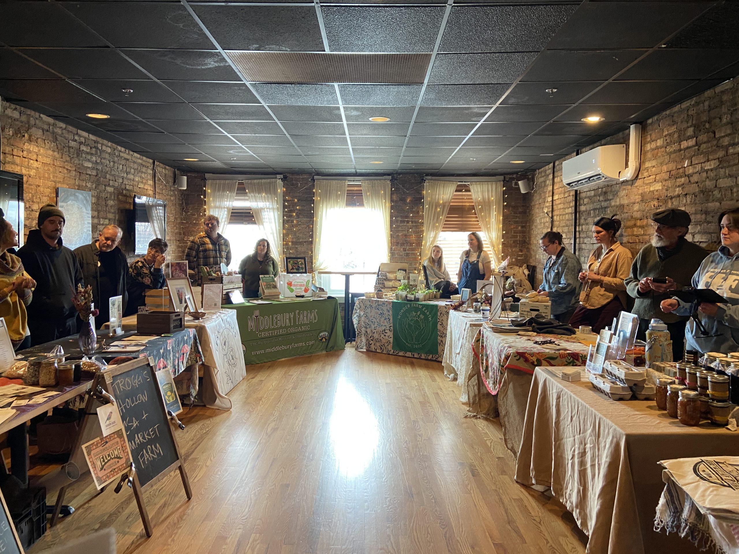 Local farmers at the TLC CSA Fair in 2026