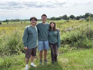 Thre interns posing for a photo